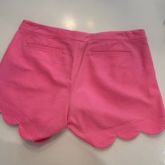 Lilly Pulitzer Hot Pink Scallop Hem Skort Shorts - Picture 5 of 5